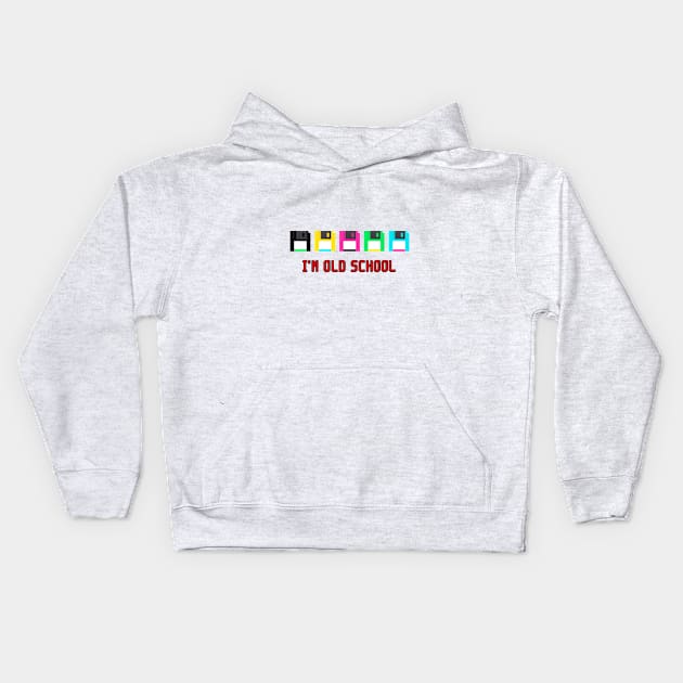 Old schoold  tech Kids Hoodie by G4M3RS